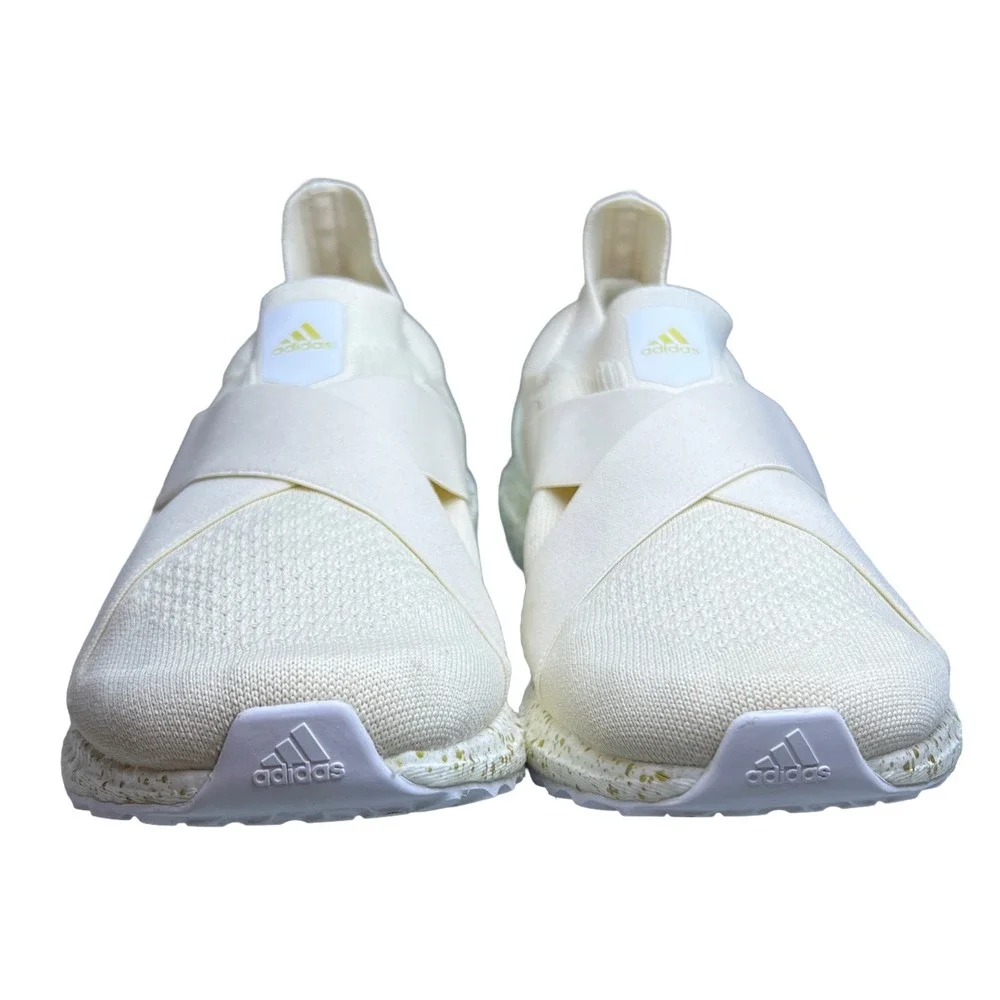 Adidas‎ Ultraboost Slip On DNA Cream White Gold Sneaker Athleisure Women's 9